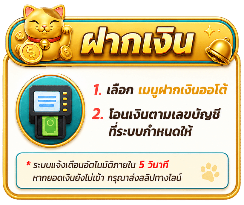 ฝากเงิน