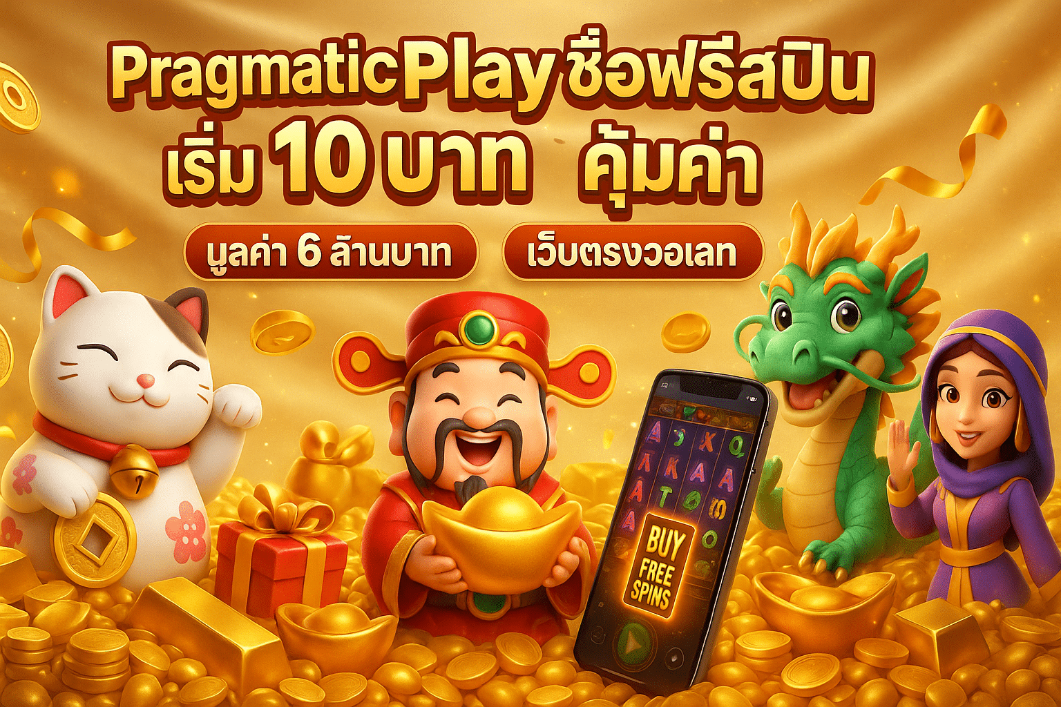 PragmaticPlay ซื้อฟรีสปิน